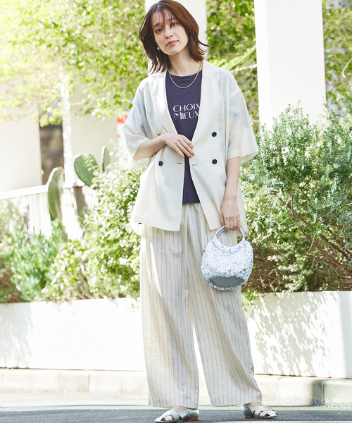 abahouse mavie(アバハウスマヴィ)の「スパンコール2WAYバック(ショルダーバッグ・レディース・ホワイト/シルバー・フリー)」の3枚目の写真