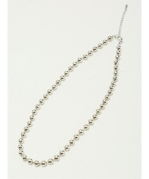 m.f.editorial（エムエフエディトリアル）の「【ショートネックレス】m.f.エディトリアル レディース シルバーボール ショートネックレス（ネックレス）」