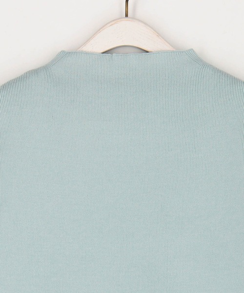 NICOLE white（ニコルホワイト）の「ニット×ギャザータンクトップセット（アンサンブル・レディース・サックスブルー/イエロー/オフホワイト/グレー/ブラック・FREE）」の12枚目の写真