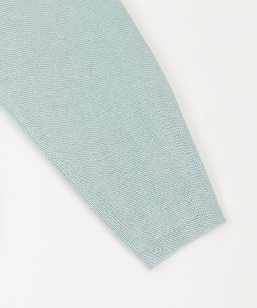 NICOLE white（ニコルホワイト）の「ニット×ギャザータンクトップセット（アンサンブル・レディース・サックスブルー/イエロー/オフホワイト/グレー/ブラック・FREE）」の13枚目の写真