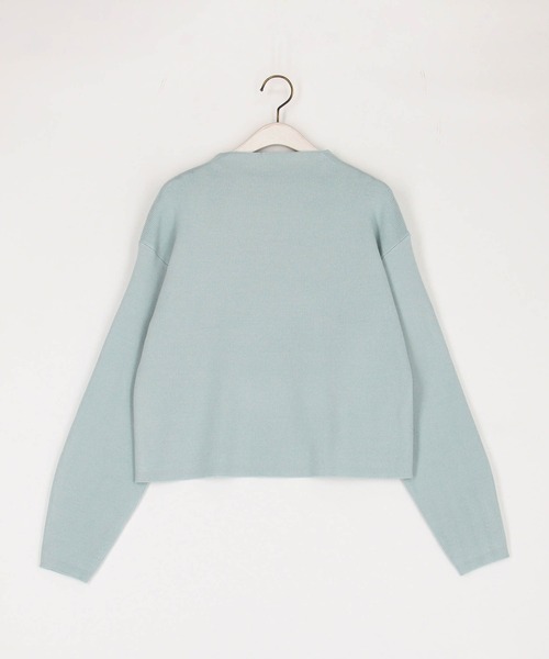 NICOLE white（ニコルホワイト）の「ニット×ギャザータンクトップセット（アンサンブル・レディース・サックスブルー/イエロー/オフホワイト/グレー/ブラック・FREE）」の15枚目の写真