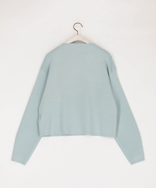 NICOLE white（ニコルホワイト）の「ニット×ギャザータンクトップセット（アンサンブル・レディース・サックスブルー/イエロー/オフホワイト/グレー/ブラック・FREE）」の16枚目の写真