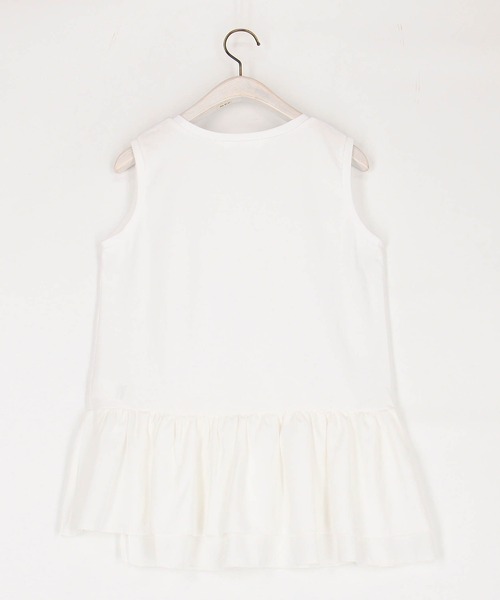 NICOLE white（ニコルホワイト）の「ニット×ギャザータンクトップセット（アンサンブル・レディース・サックスブルー/イエロー/オフホワイト/グレー/ブラック・FREE）」の18枚目の写真