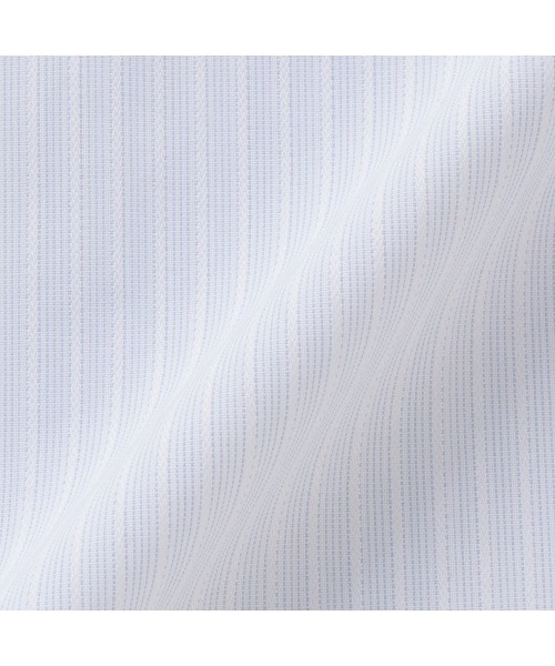 TOKYO SHIRTS(トウキョウシャツ)の「透け防止 形態安定ノーアイロン スキッパー 長袖ビジネスワイシャツ(ビジネスシャツ・レディース・ブルー・LL/S/M/L/XL/XS)」の5枚目の写真