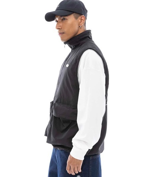 ELEMENT（エレメント）の「ELEMENT メンズ 2WAY ALPHA JACKET ジャケット 【2025年春夏モデル】/エレメント撥水ナイロンジャケット（ブルゾン・メンズ・グレー/ブラック・MEDIUM/LARGE/X-LARGE）」の11枚目の写真
