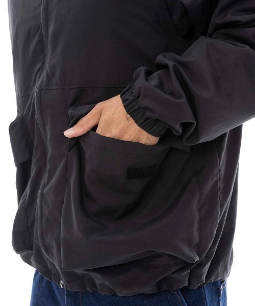ELEMENT（エレメント）の「ELEMENT メンズ 2WAY ALPHA JACKET ジャケット 【2025年春夏モデル】/エレメント撥水ナイロンジャケット（ブルゾン・メンズ・グレー/ブラック・MEDIUM/LARGE/X-LARGE）」の15枚目の写真