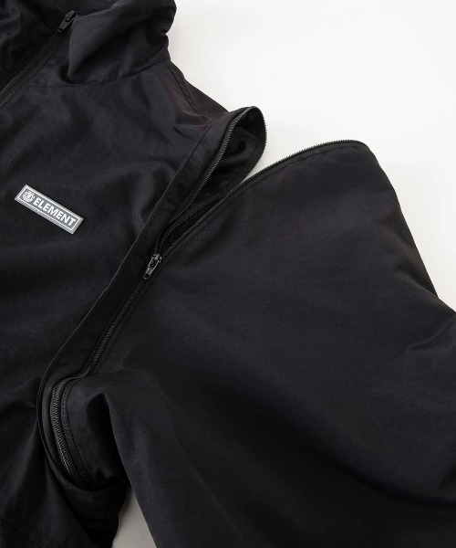 ELEMENT（エレメント）の「ELEMENT メンズ 2WAY ALPHA JACKET ジャケット 【2025年春夏モデル】/エレメント撥水ナイロンジャケット（ブルゾン・メンズ・グレー/ブラック・MEDIUM/LARGE/X-LARGE）」の18枚目の写真