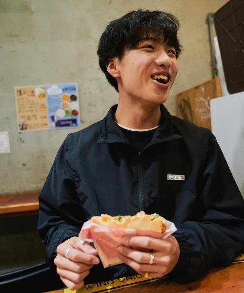 ELEMENT（エレメント）の「ELEMENT メンズ 2WAY ALPHA JACKET ジャケット 【2025年春夏モデル】/エレメント撥水ナイロンジャケット（ブルゾン・メンズ・グレー/ブラック・MEDIUM/LARGE/X-LARGE）」の3枚目の写真