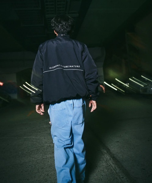 ELEMENT（エレメント）の「ELEMENT メンズ 2WAY ALPHA JACKET ジャケット 【2025年春夏モデル】/エレメント撥水ナイロンジャケット（ブルゾン・メンズ・グレー/ブラック・MEDIUM/LARGE/X-LARGE）」の4枚目の写真