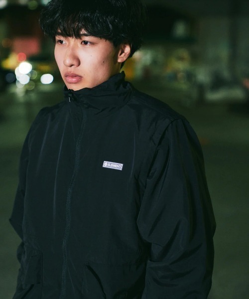 ELEMENT（エレメント）の「ELEMENT メンズ 2WAY ALPHA JACKET ジャケット 【2025年春夏モデル】/エレメント撥水ナイロンジャケット（ブルゾン・メンズ・グレー/ブラック・MEDIUM/LARGE/X-LARGE）」の6枚目の写真