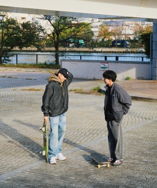 ELEMENT（エレメント）の「ELEMENT メンズ 2WAY ALPHA JACKET ジャケット 【2025年春夏モデル】/エレメント撥水ナイロンジャケット（ブルゾン・メンズ・グレー/ブラック・MEDIUM/LARGE/X-LARGE）」の21枚目の写真