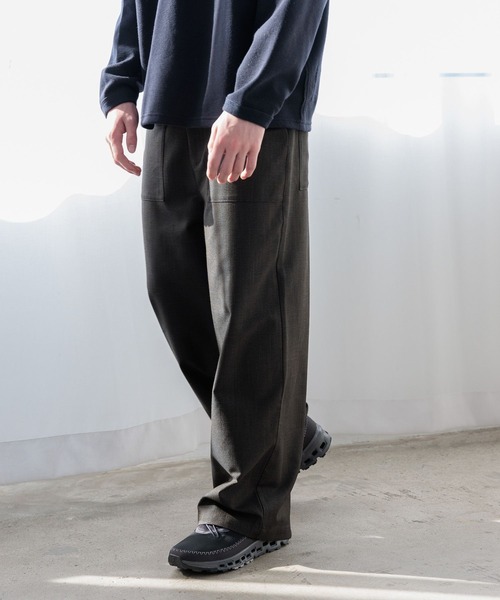 niko and...(ニコアンド)の「シャンブレーベイカーパンツ(その他パンツ・メンズ・チャコール/カーキ・MEDIUM/LARGE)」の7枚目の写真