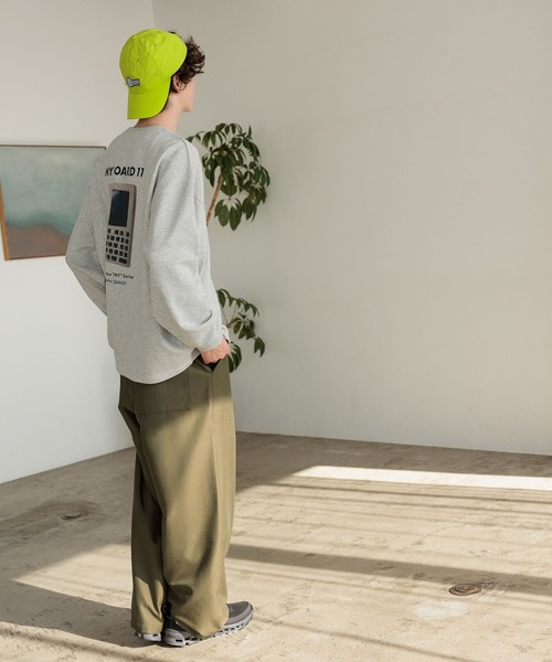 niko and...(ニコアンド)の「シャンブレーベイカーパンツ(その他パンツ・メンズ・チャコール/カーキ・MEDIUM/LARGE)」の10枚目の写真