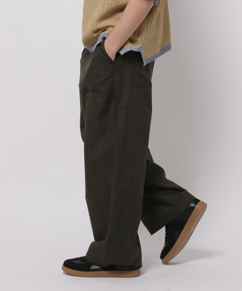 niko and...(ニコアンド)の「シャンブレーベイカーパンツ(その他パンツ・メンズ・チャコール/カーキ・MEDIUM/LARGE)」の16枚目の写真