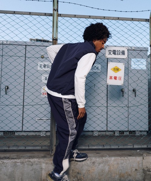 FIRST DOWN(ファーストダウン)の「タスランナイロン トラックパンツ(その他パンツ・メンズ・ブラック/レオパード/ネイビー・XL/L/M)」の22枚目の写真