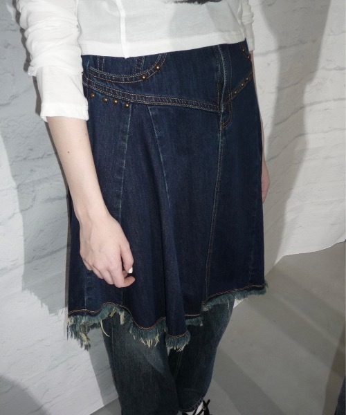 【Dorothee Schumacher】デニムラブデニムミディスカート Dorothee Schumacher Denim Love ジーンズ | ブルー | FARFETCH JP