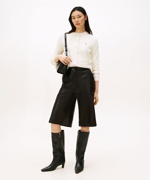 tommy jeans（トミー ジーンズ）の「コットンジャージーステッチクルーネックカーディガン（ニット/セーター・レディース・ネイビー/ブラック/ホワイト・X-SMALL/SMALL/XX-SMALL）」の9枚目の写真