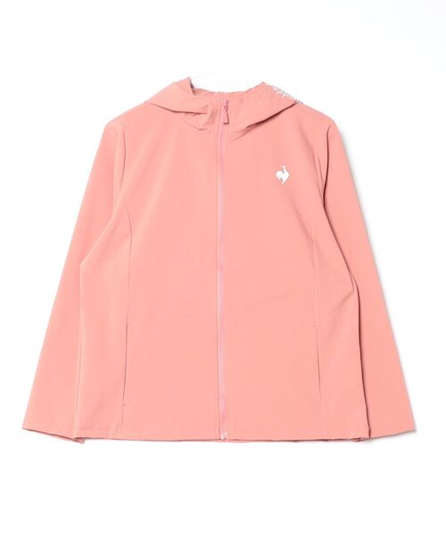 le coq sportif（ルコックスポルティフ）の「ルコックスポルティフ  サンスクリーンクロスジャケット（ナイロンジャケット・レディース・ホワイト/グリーン/ネイビー/スモークピンク・M/L/XL）」の4枚目の写真
