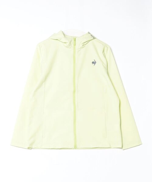 le coq sportif（ルコックスポルティフ）の「ルコックスポルティフ  サンスクリーンクロスジャケット（ナイロンジャケット・レディース・ホワイト/グリーン/ネイビー/スモークピンク・M/L/XL）」の2枚目の写真