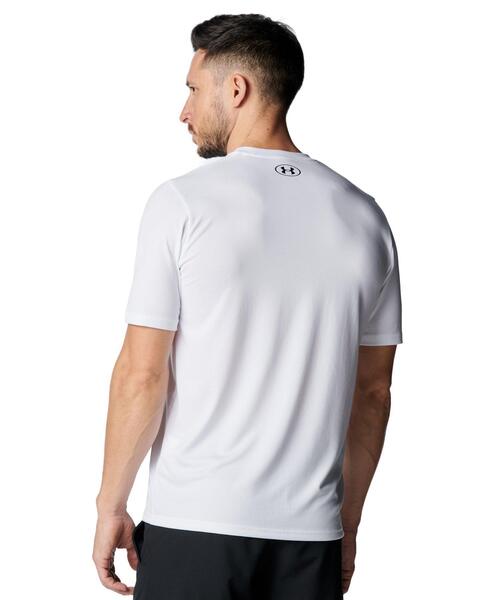 UNDER ARMOUR(アンダーアーマー)の「UAテック エクストララージロゴ ショートスリーブ Tシャツ(トレーニング/メンズ)(Tシャツ/カットソー・メンズ・ホワイト・2XL/L/M/S/XL/3XL/4XL/5XL)」の2枚目の写真
