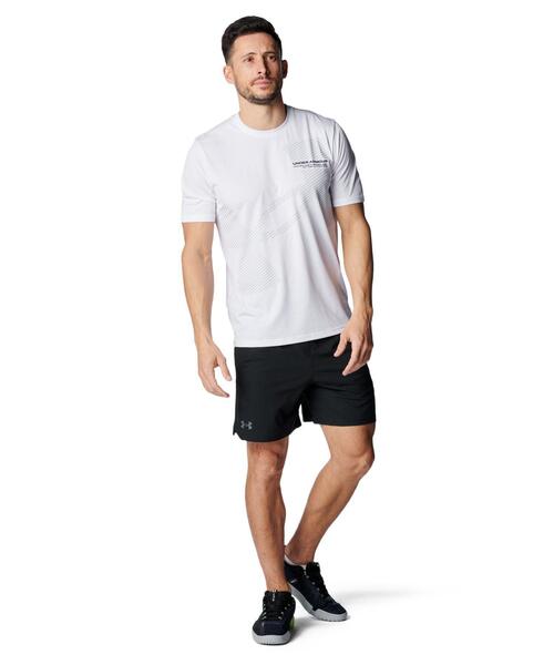UNDER ARMOUR(アンダーアーマー)の「UAテック エクストララージロゴ ショートスリーブ Tシャツ(トレーニング/メンズ)(Tシャツ/カットソー・メンズ・ホワイト・2XL/L/M/S/XL/3XL/4XL/5XL)」の3枚目の写真