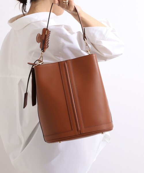 GIANNI NOTARO（ジャンニノターロ）の「【GIANNI NOTARO/ジャンニノターロ】ワンハンドルパネルバッグ（ショルダーバッグ・レディース・ホワイト系その他2/ブラウン・FREE）」の14枚目の写真