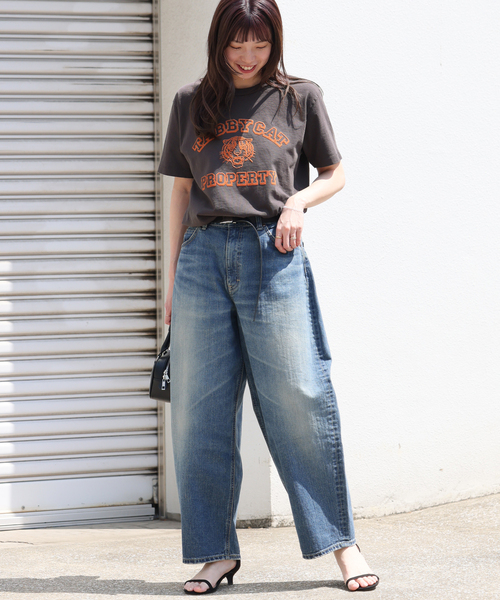 MIXTA(ミクスタ)の「別注【MIXTA/ミクスタ】Tシャツ(Tシャツ/カットソー・レディース・ブラック/ホワイト/キャメル/ピンク・MEDIUM)」の14枚目の写真