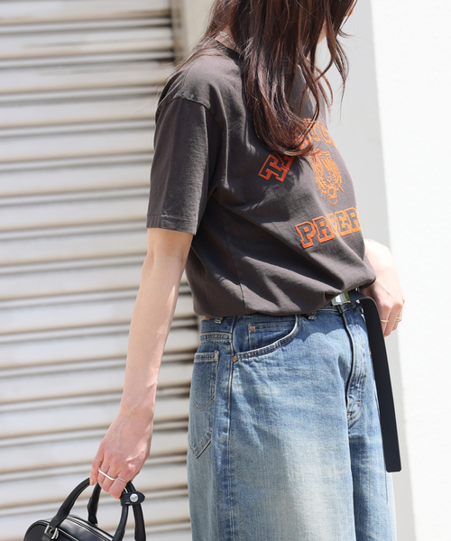 MIXTA(ミクスタ)の「別注【MIXTA/ミクスタ】Tシャツ(Tシャツ/カットソー・レディース・ブラック/ホワイト/キャメル/ピンク・MEDIUM)」の19枚目の写真