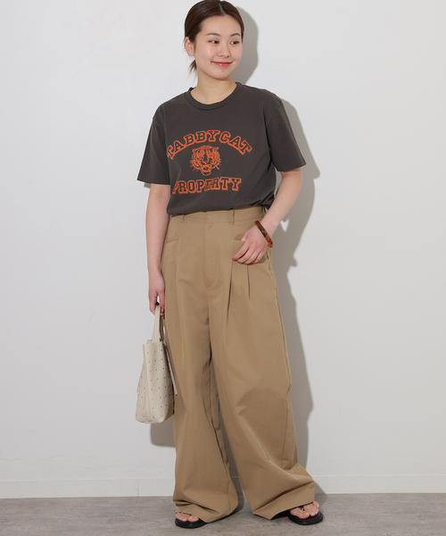 MIXTA(ミクスタ)の「別注【MIXTA/ミクスタ】Tシャツ(Tシャツ/カットソー・レディース・ブラック/ホワイト/キャメル/ピンク・MEDIUM)」の20枚目の写真