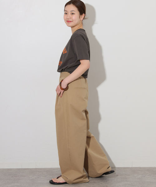 MIXTA(ミクスタ)の「別注【MIXTA/ミクスタ】Tシャツ(Tシャツ/カットソー・レディース・ブラック/ホワイト/キャメル/ピンク・MEDIUM)」の21枚目の写真