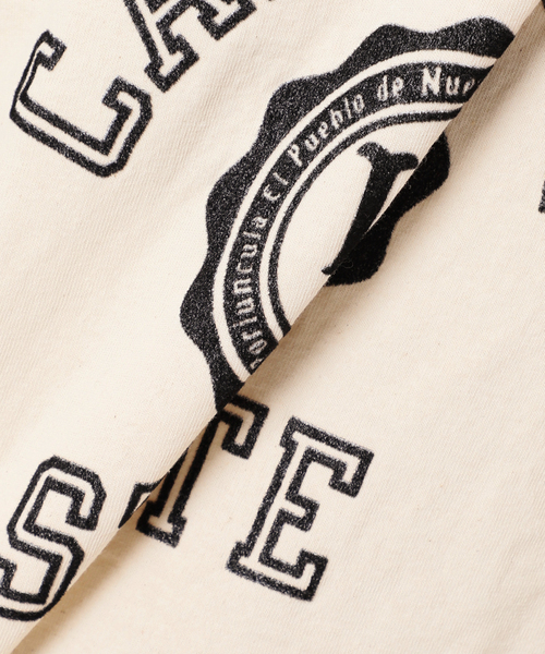 MIXTA(ミクスタ)の「別注【MIXTA/ミクスタ】Tシャツ(Tシャツ/カットソー・レディース・ブラック/ホワイト/キャメル/ピンク・MEDIUM)」の6枚目の写真