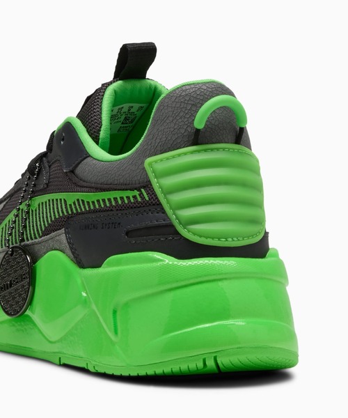 PUMA（プーマ）の「PUMA RS-X TMNT（プーマ RS-X ティーンエイジ・ミュータント・ニンジャ・タートルズ）（スニーカー・メンズ・グリーン系・26cm/26.5cm/27cm/27.5cm/28cm/28.5cm/29cm）」の2枚目の写真
