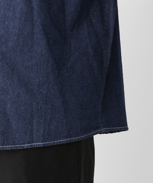 FOUND GOOD(ファウンドグッド)の「ウォッシュドデニムシャツ(シャツ/ブラウス・メンズ・グレー系5/ブルー系5/ネイビー・M/L/XL)」の22枚目の写真