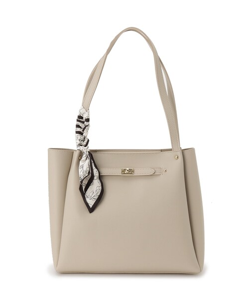 grove（グローブ）の「人間工学ベルトタックスカーフ付きトート（トートバッグ・レディース・ライトグレー/ライトブルー/ブラック/アイボリー・00）」の15枚目の写真