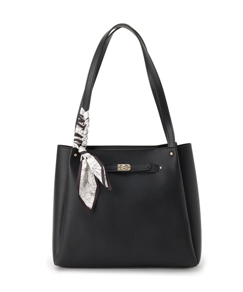 grove（グローブ）の「人間工学ベルトタックスカーフ付きトート（トートバッグ・レディース・ライトグレー/ライトブルー/ブラック/アイボリー・00）」の16枚目の写真