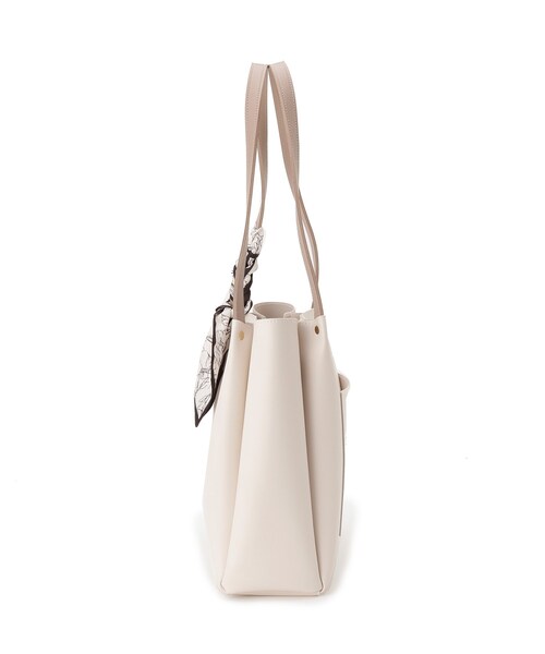 grove（グローブ）の「人間工学ベルトタックスカーフ付きトート（トートバッグ・レディース・ライトグレー/ライトブルー/ブラック/アイボリー・00）」の19枚目の写真