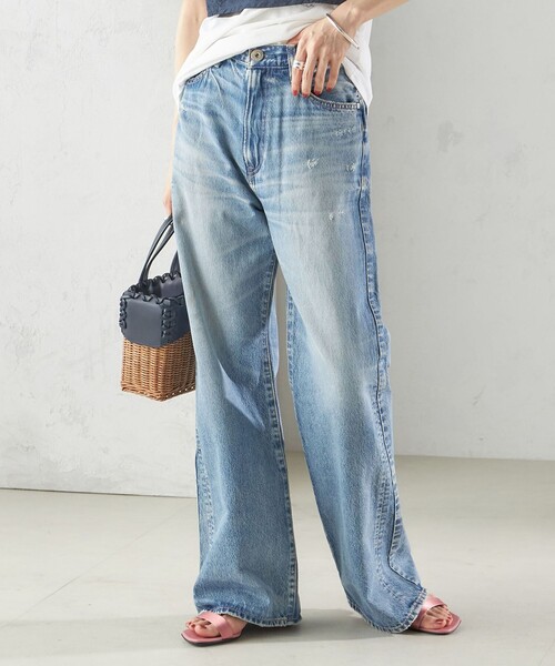 upperhights(アッパーハイツ)の「【SHIPS別注】upper hights:FLARE DENIM(デニムパンツ・レディース・ブルー・23/24/25/26)」の11枚目の写真