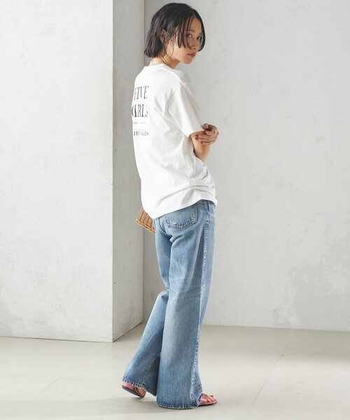 upperhights(アッパーハイツ)の「【SHIPS別注】upper hights:FLARE DENIM(デニムパンツ・レディース・ブルー・23/24/25/26)」の16枚目の写真