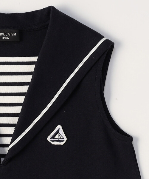 COMME CA ISM（コムサイズム）の「セーラーワンピース（ワンピース・キッズ・ネイビー・130cm/120cm/110cm/100cm）」の7枚目の写真