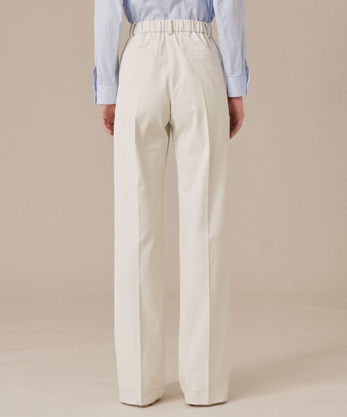 MACKINTOSH LONDON（マッキントッシュ ロンドン）の「コットンリネンブレンドオックスワイドパンツ（その他パンツ・レディース・ブルー系その他4/ネイビー/ホワイト系その他・38/40/36）」の11枚目の写真