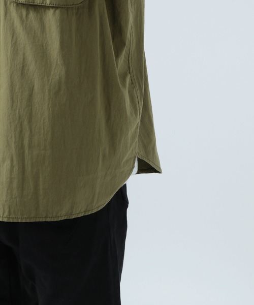 BAYFLOW（ベイフロー）の「[初夏まで着られる]ミリタリーシャツ（シャツ/ブラウス・メンズ・カーキ/キャメル・MEDIUM/LARGE）」の4枚目の写真