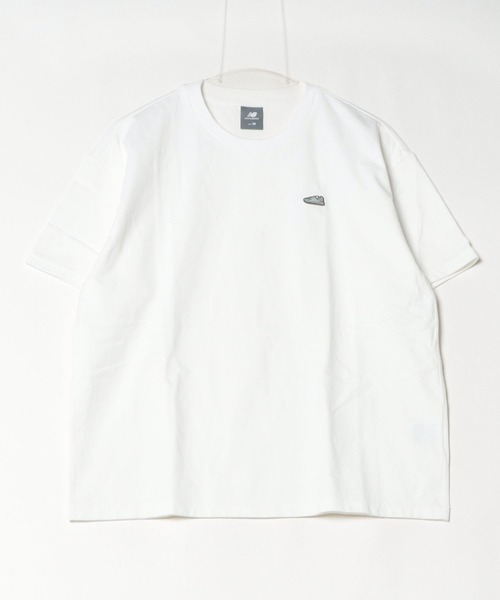 NEW BALANCE(ニューバランス)の「【別注】ニューバランス New Balance THE CITY シューパッチTシャツ 限定コラボ(Tシャツ/カットソー・レディース・ダークブルー/スモークピンク/ホワイト・S/M/L/XL)」の2枚目の写真