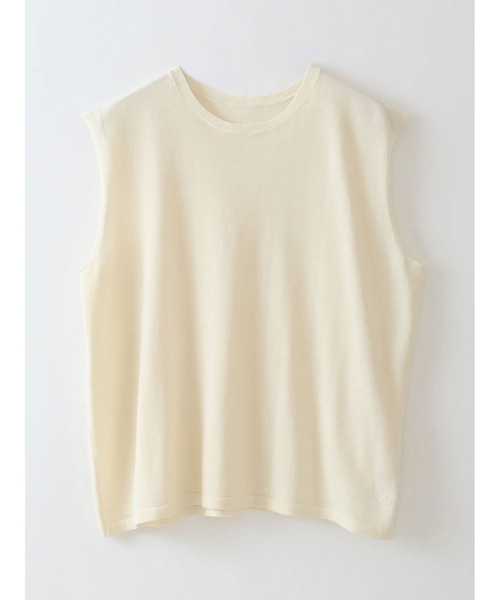 tシャツ ハイツイストコットンノースリーブプルオーバー レディース セール】ハイツイストコットンノースリーブプルオーバー（T