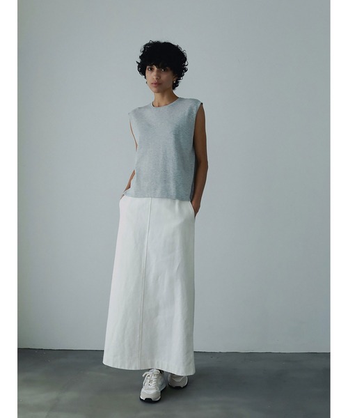 tシャツ ハイツイストコットンノースリーブプルオーバー レディース セール】ハイツイストコットンノースリーブプルオーバー（T