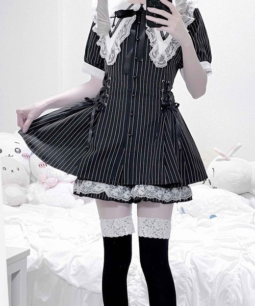 スピンドル付きクロス刺繍SETUP 2点SET（セットアップ）｜MA*RS