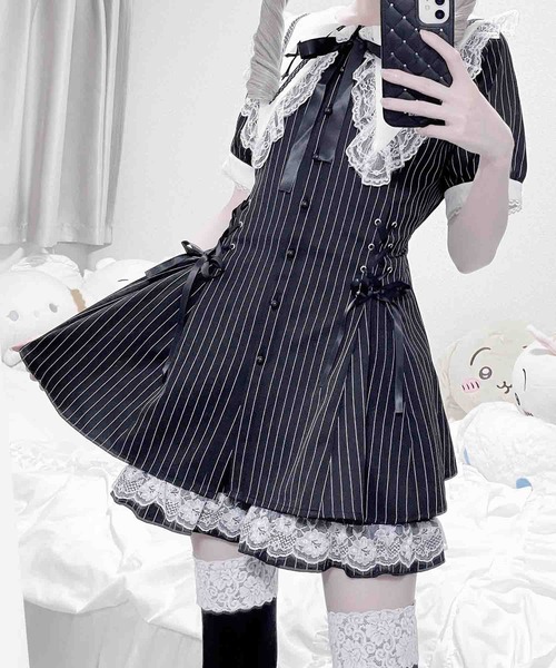 スピンドル付きクロス刺繍SETUP 2点SET（セットアップ）｜MA*RS