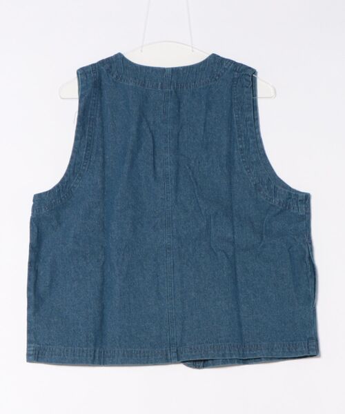 セール】前開きボタン デニムベスト（ベスト）｜MARAI（マーライ）の