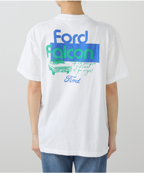 OUTDOOR PRODUCTS（アウトドアプロダクツ）の「GOOD ROCK SPEED Ford Falcon Tee（Tシャツ/カットソー・レディース・ホワイト・FREE）」の5枚目の写真