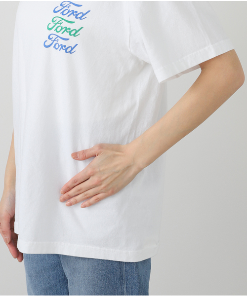 OUTDOOR PRODUCTS（アウトドアプロダクツ）の「GOOD ROCK SPEED Ford Falcon Tee（Tシャツ/カットソー・レディース・ホワイト・FREE）」の7枚目の写真