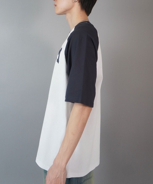 シャルボン ナンバリング Tシャツ ラグラン S ランニング セール】ストリートラグランTシャツ/ナンバリング（Tシャツ
